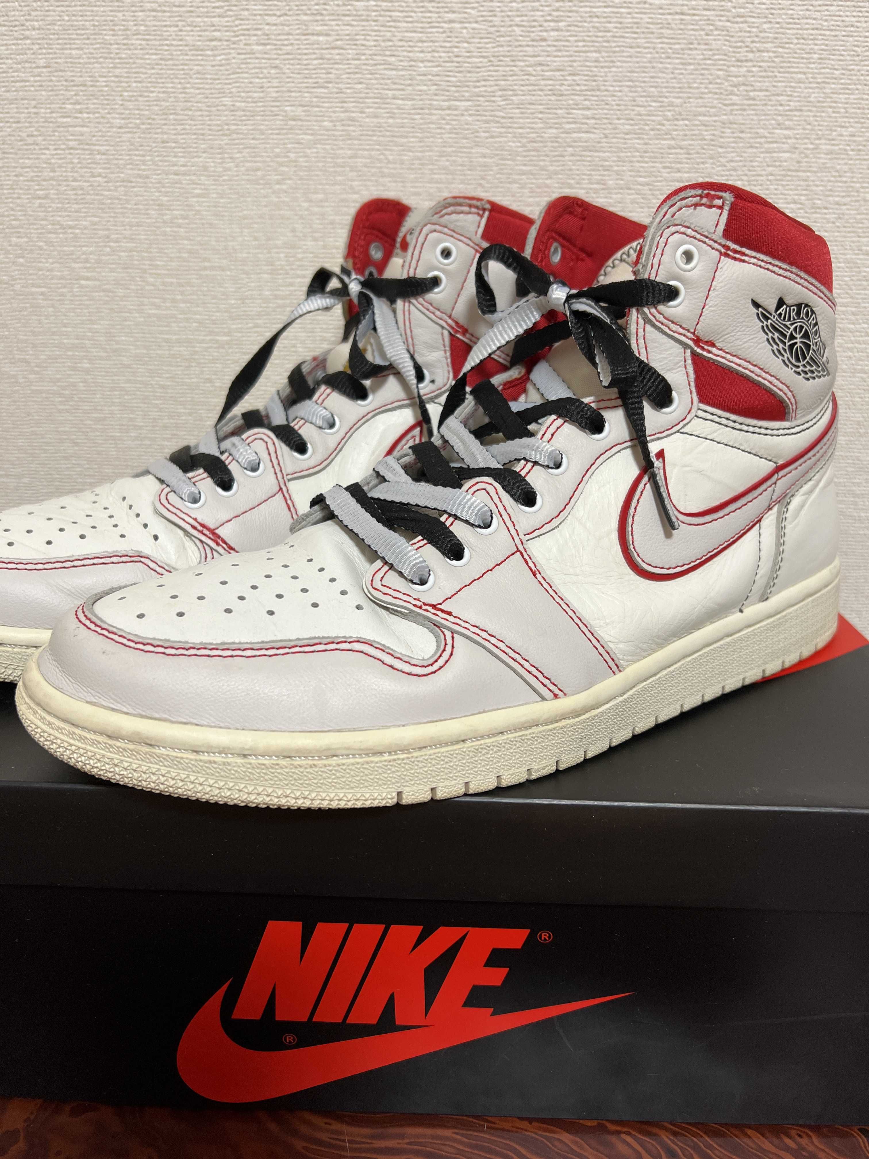 Nike Air Jordan 1 Retro High OG "Sail/University Red"     