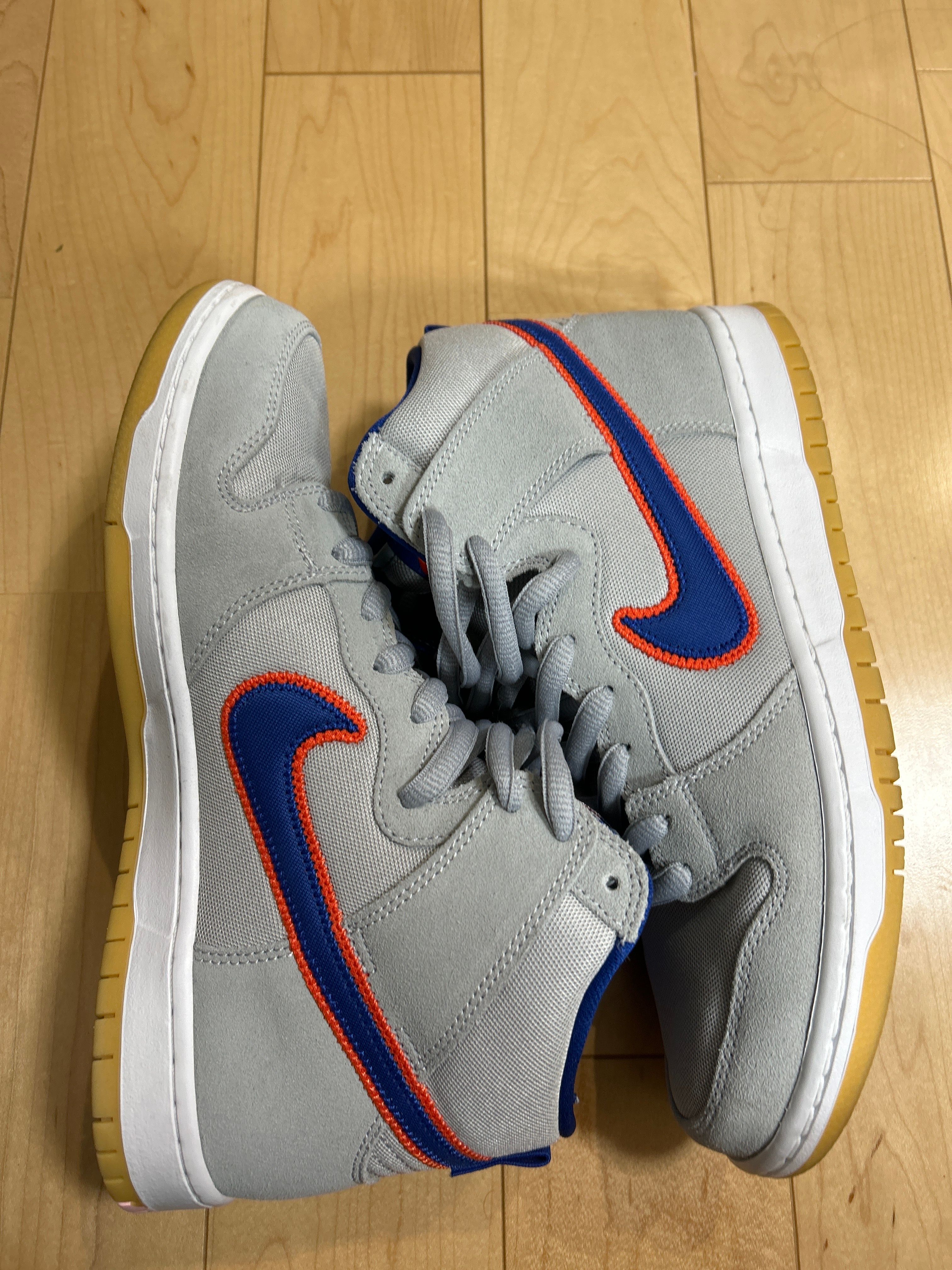Nike SB Dunk High "Rush Blue and Team Orange/New York Mets"