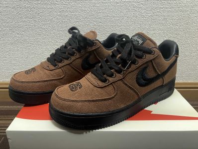 Stussy × Nike Air Force 1 Low "Triple Black"