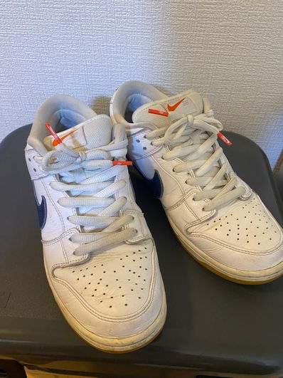 Nike SB Dunk Low "Orange Label White Navy"