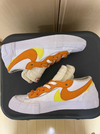 SACAI × NIKE BLAZER LOW "MAGMA ORANGE"