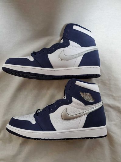 Nike Air Jordan 1 High OG CO.JP "White/Midnight Navy" (2020)(ブリーフケースなし)