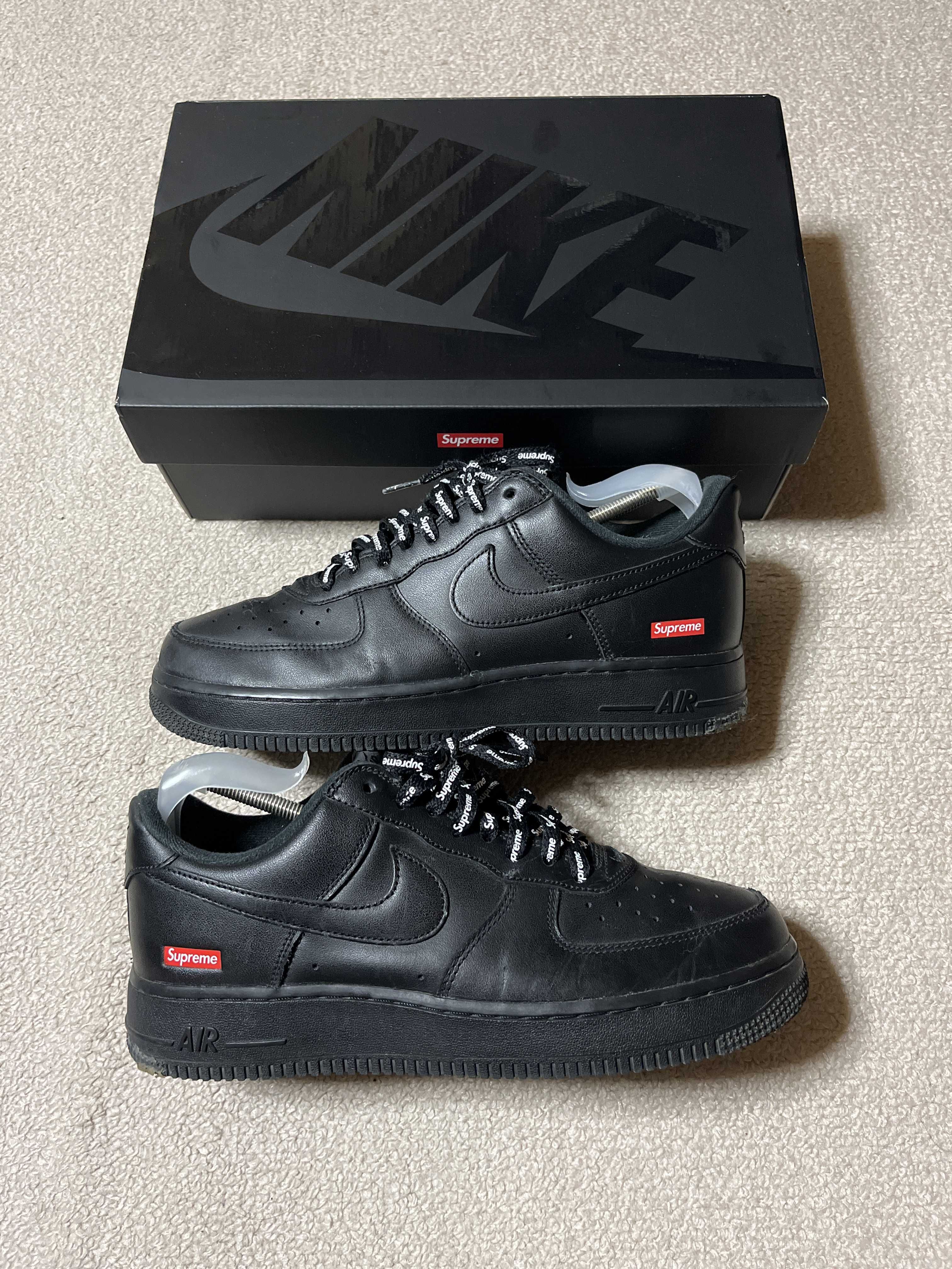 Supreme × Nike Air Force 1 Low "Black"