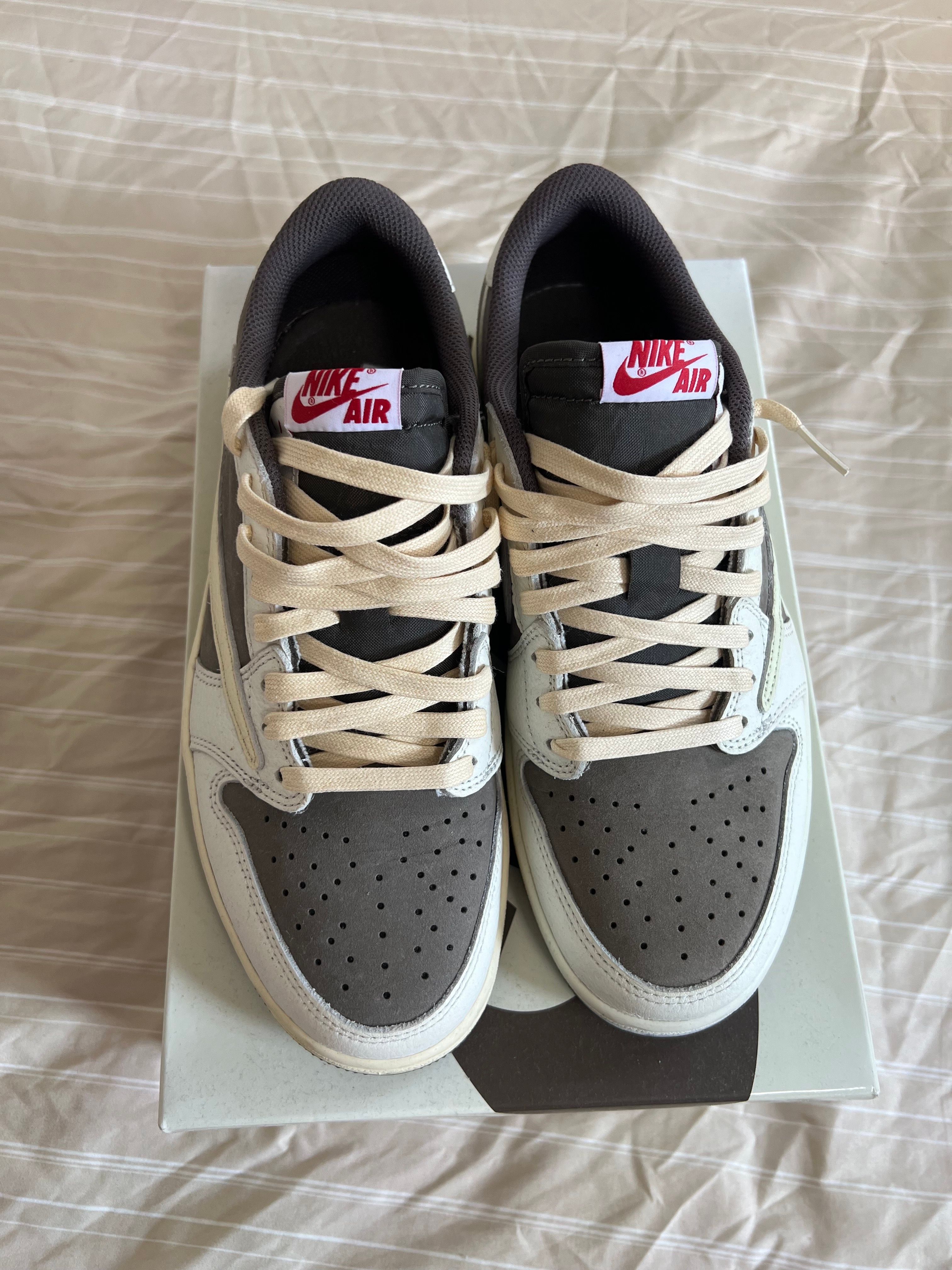 Travis Scott × Nike Air Jordan 1 Low OG SP "Reverse Mocha/Sail and Ridgerock"