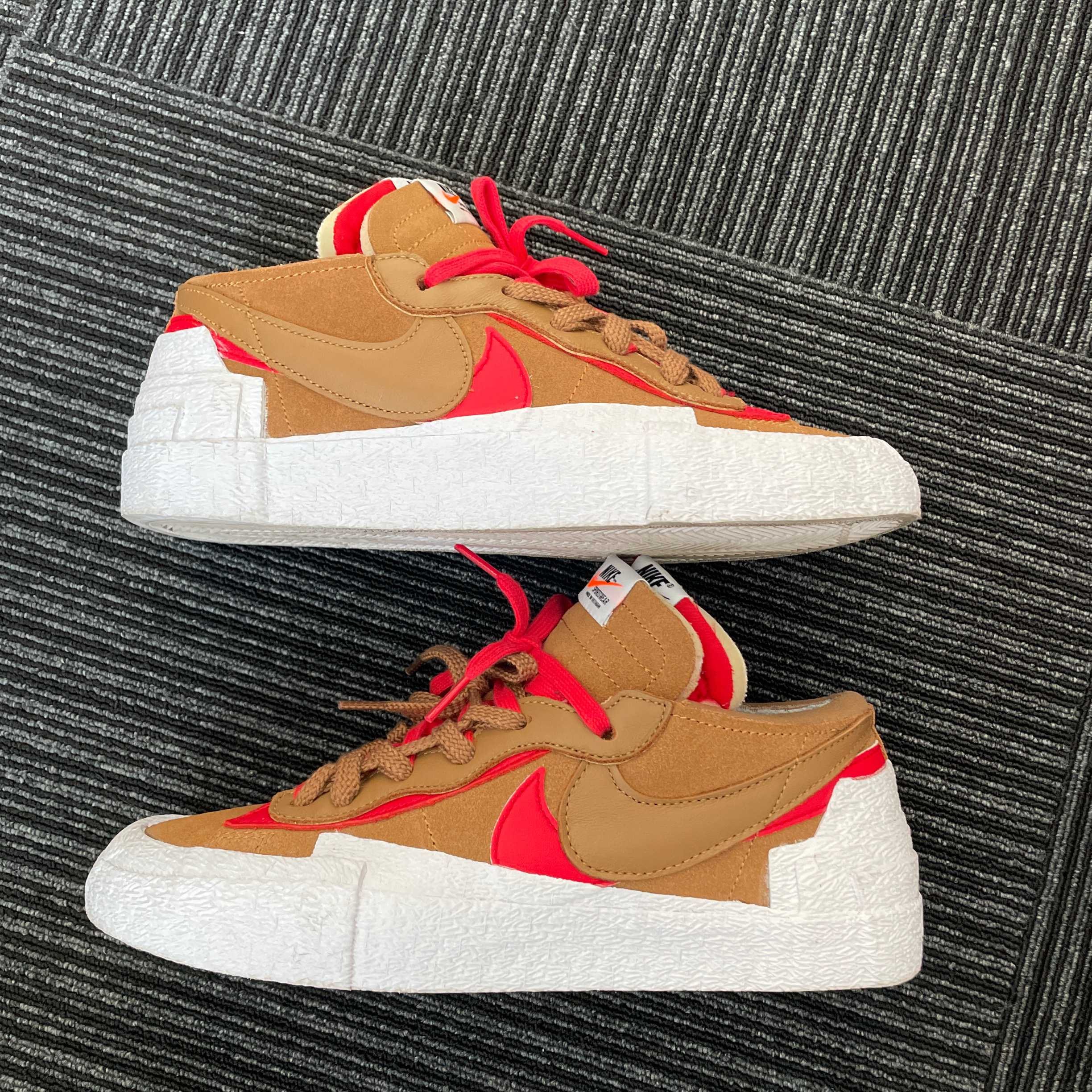 SACAI × NIKE BLAZER LOW "BRITISH TAN"