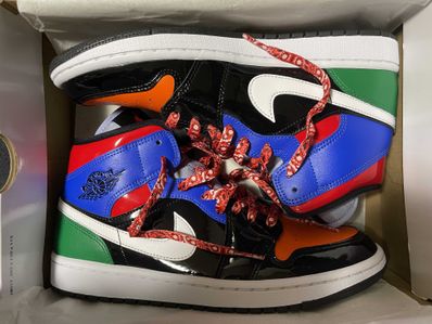 NIKE Women's AIR JORDAN 1 MID "PATENT BLEND"