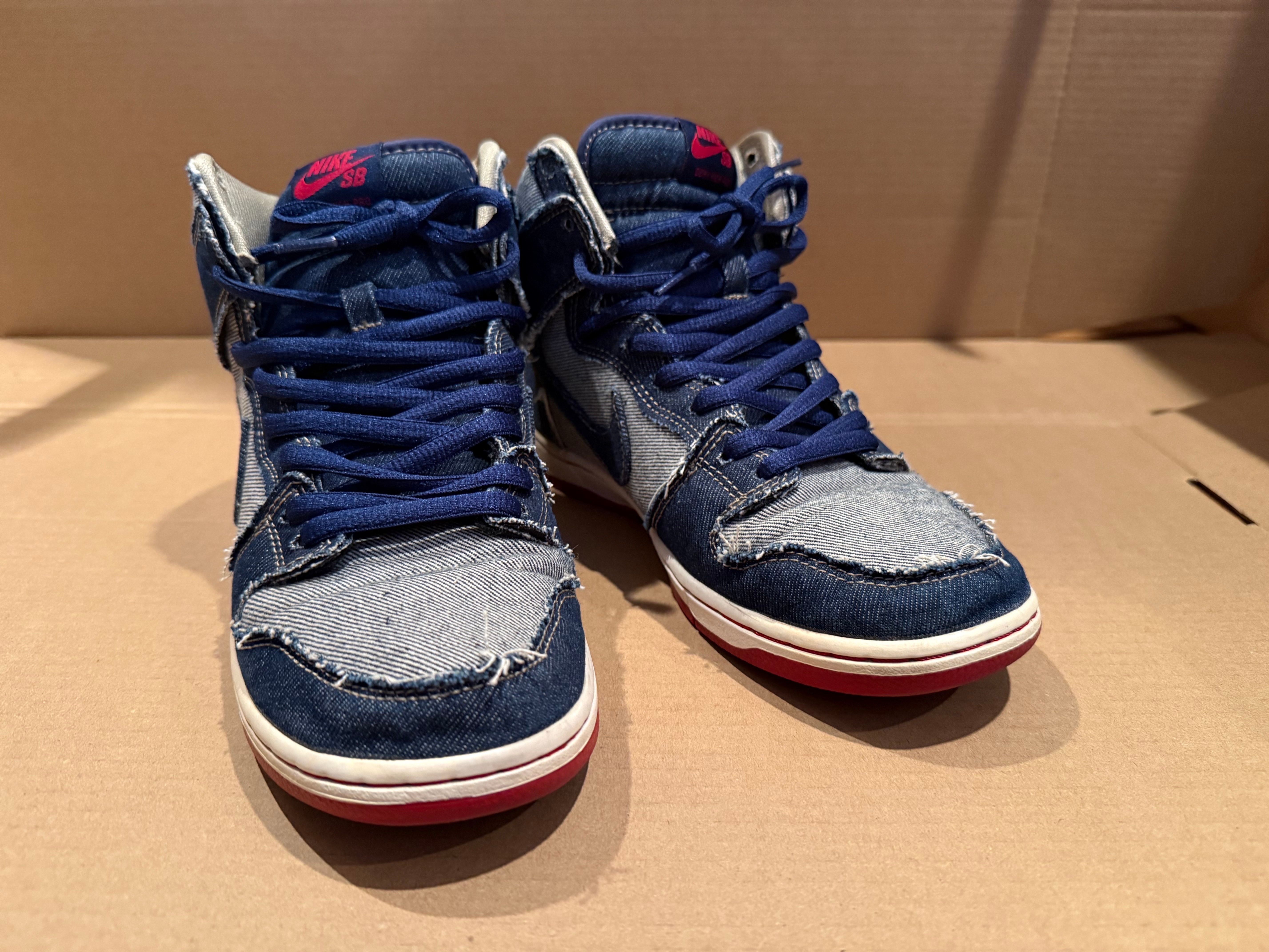Nike SB Dunk High Reese Forbes Denim "Midnight Navy"