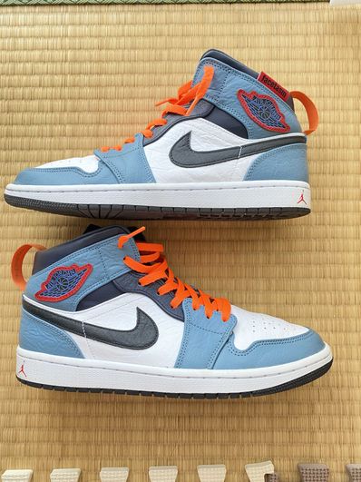 FACETASM × Nike Air Jordan 1 Mid "White/Navy"