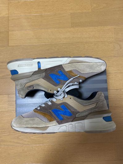 KITH × nonnative × New Balance 997S Fusion "Brown/Black-Cobalt Blue"