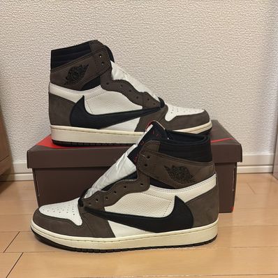 Travis Scott × Nike Air Jordan 1 Retro High OG TS SP "Sail/Dark Mocha"