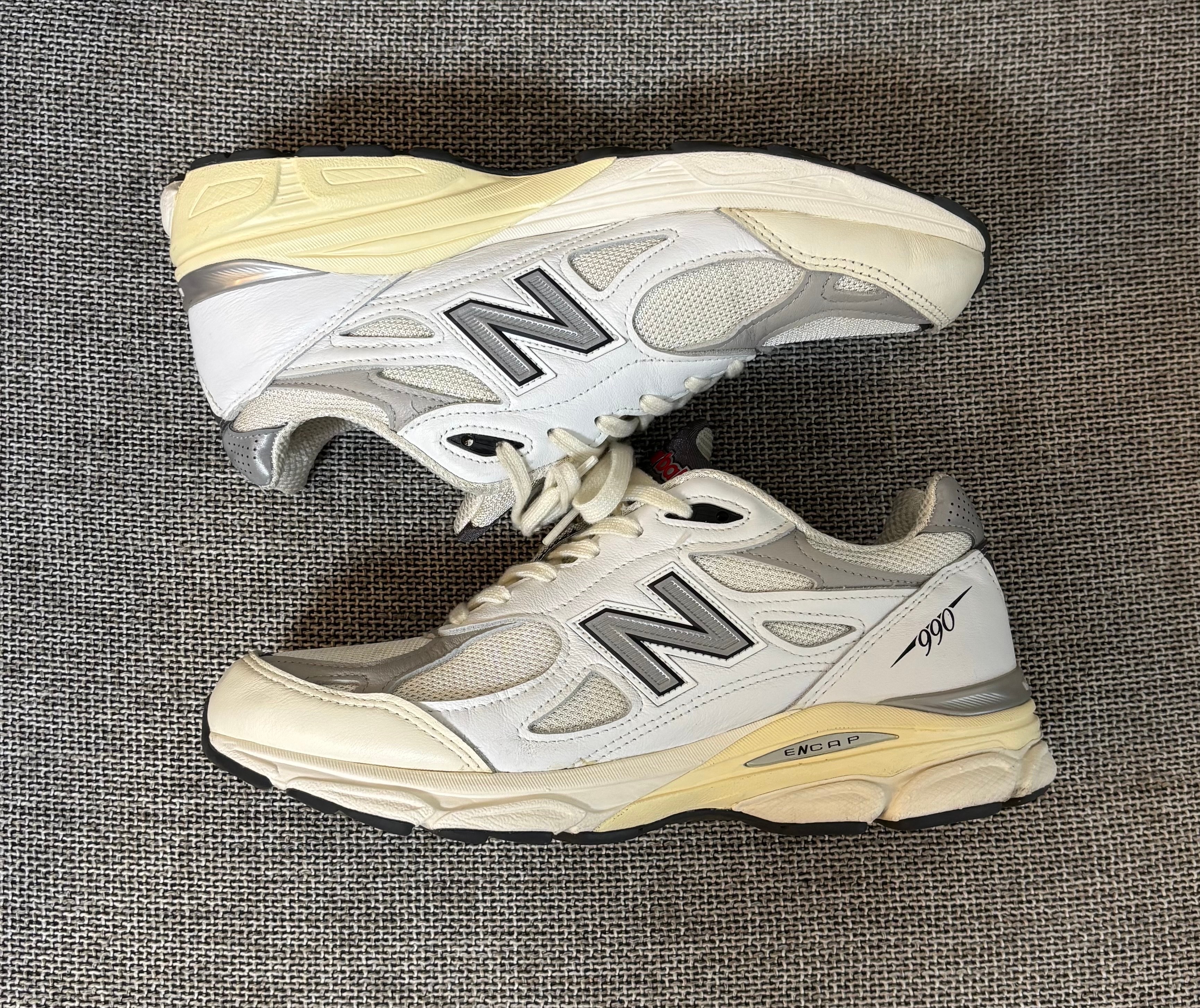 New Balance 990V3 "Sea Salt/Rain Cloud"