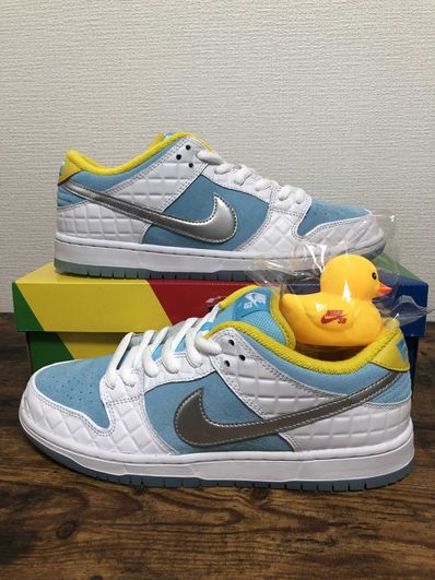 FTC × Nike SB Dunk Low "White/Blue"