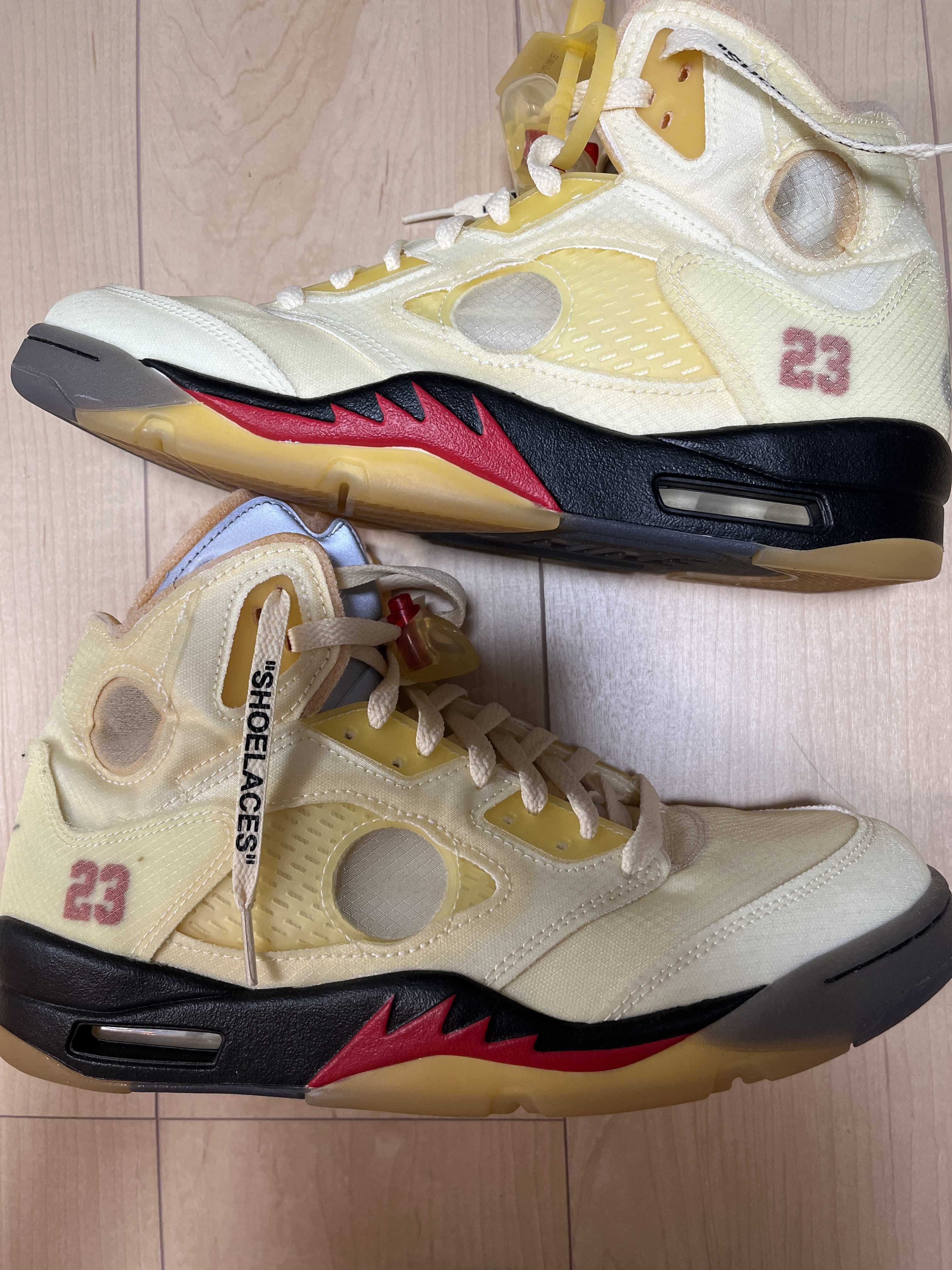 Off-White × Nike Air Jordan 5 "Sail"