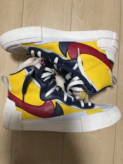 sacai × Nike Blazer Mid "Varsity Maize/Varsity Red"