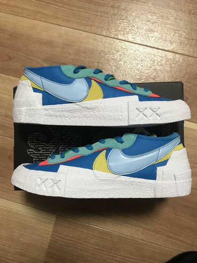 KAWS × sacai × Nike Blazer Low "Neptune Blue"