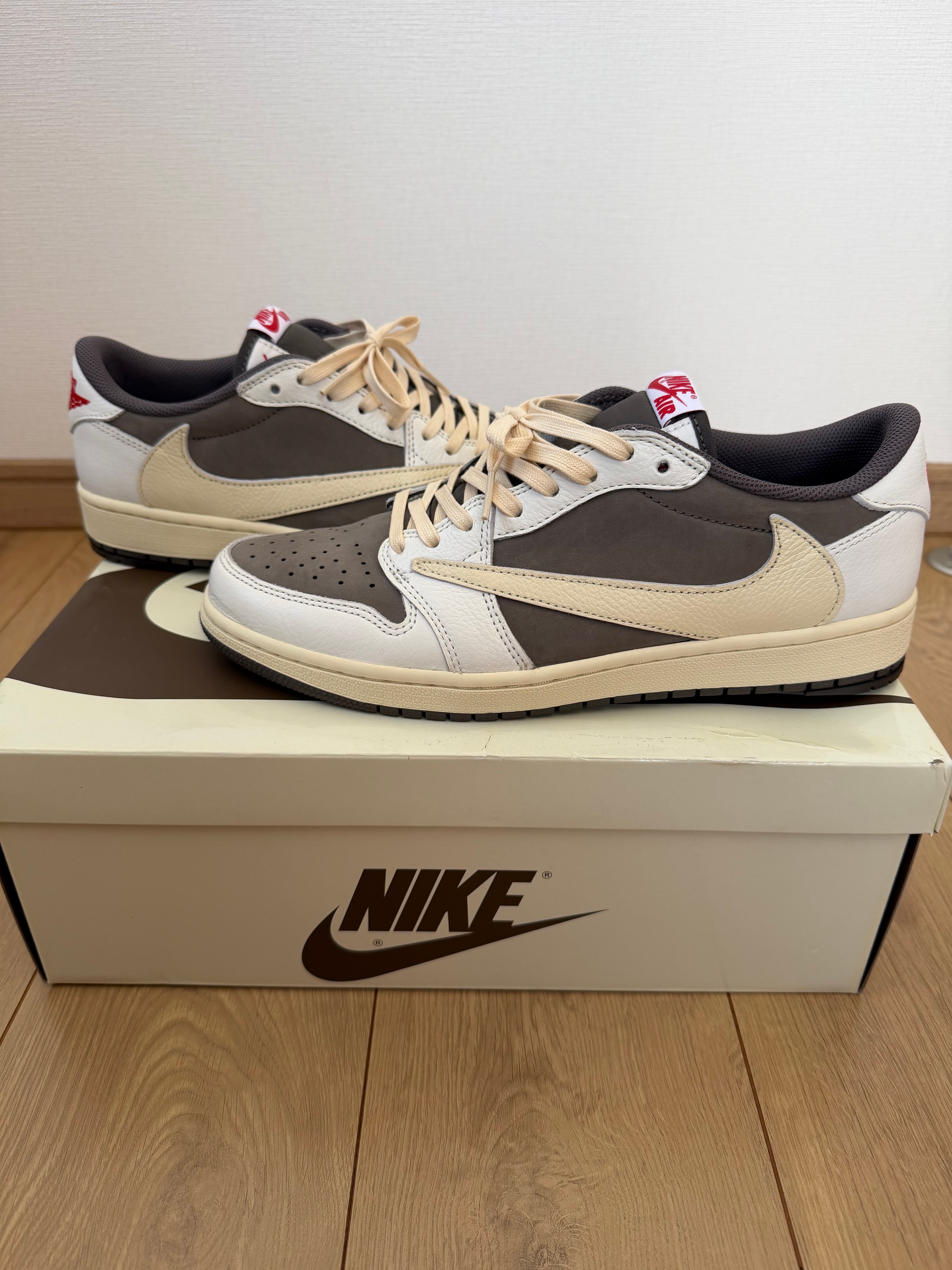Travis Scott × Nike Air Jordan 1 Low OG SP "Reverse Mocha/Sail and Ridgerock"