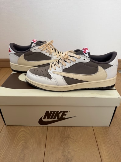 Travis Scott × Nike Air Jordan 1 Low OG SP "Reverse Mocha/Sail and Ridgerock"