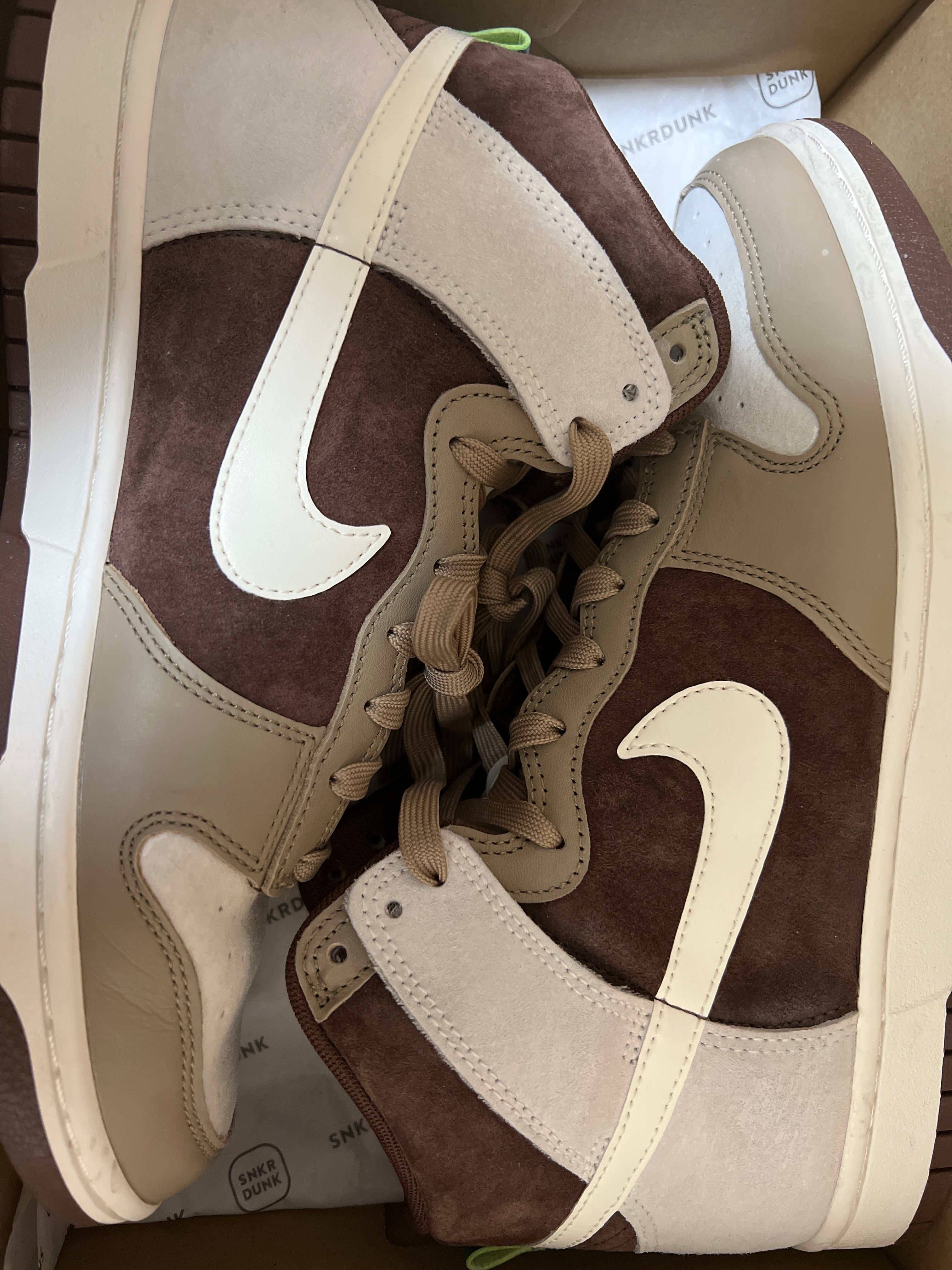 Nike Dunk High PRM "Light Chocolate"