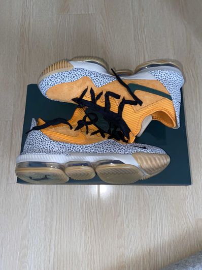 atmos × Nike LeBron 16 Low "Safari" (CD9471-800/CI3358-800)