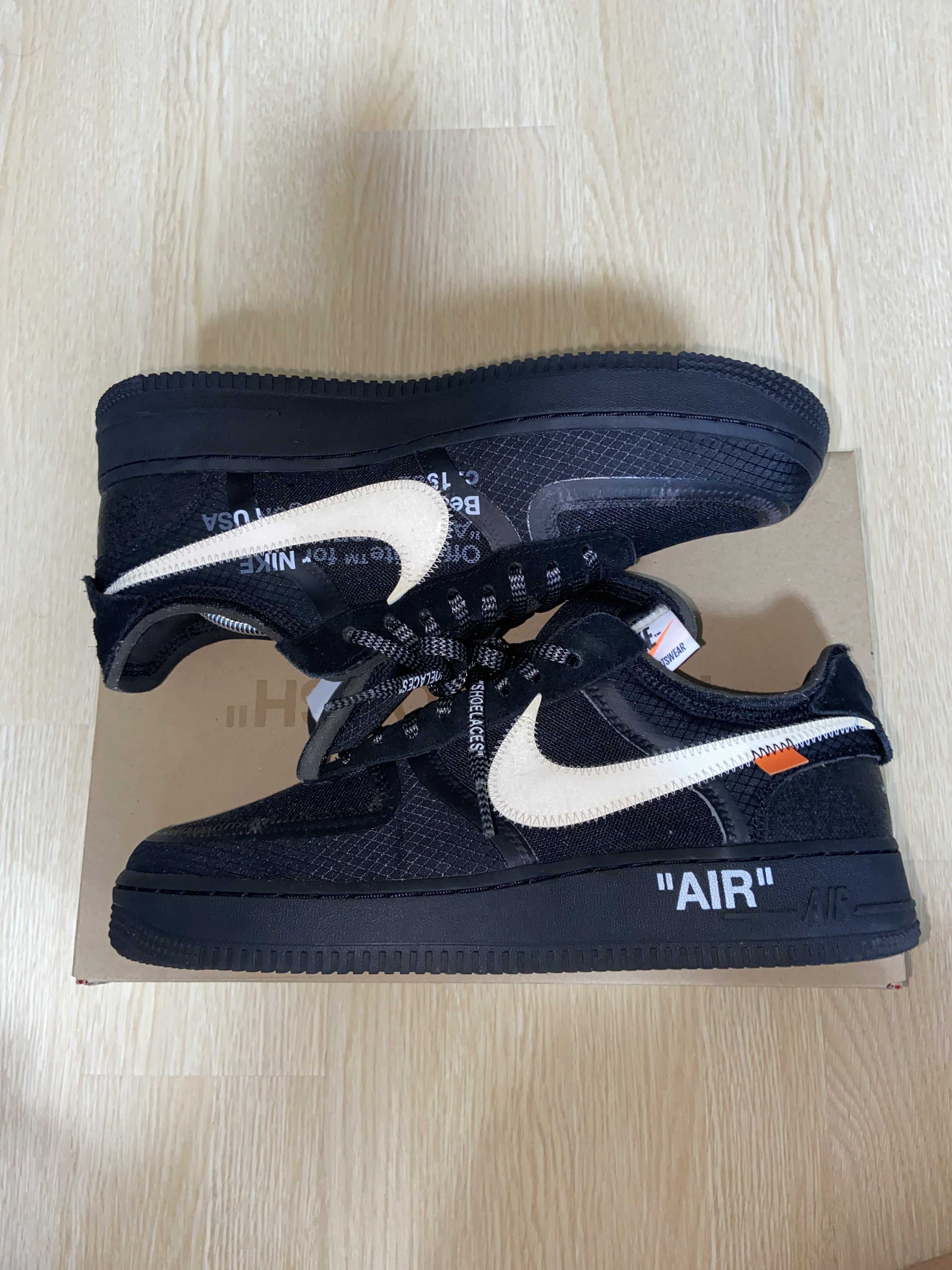 Off-White × Nike Air Force 1 Low "Black"