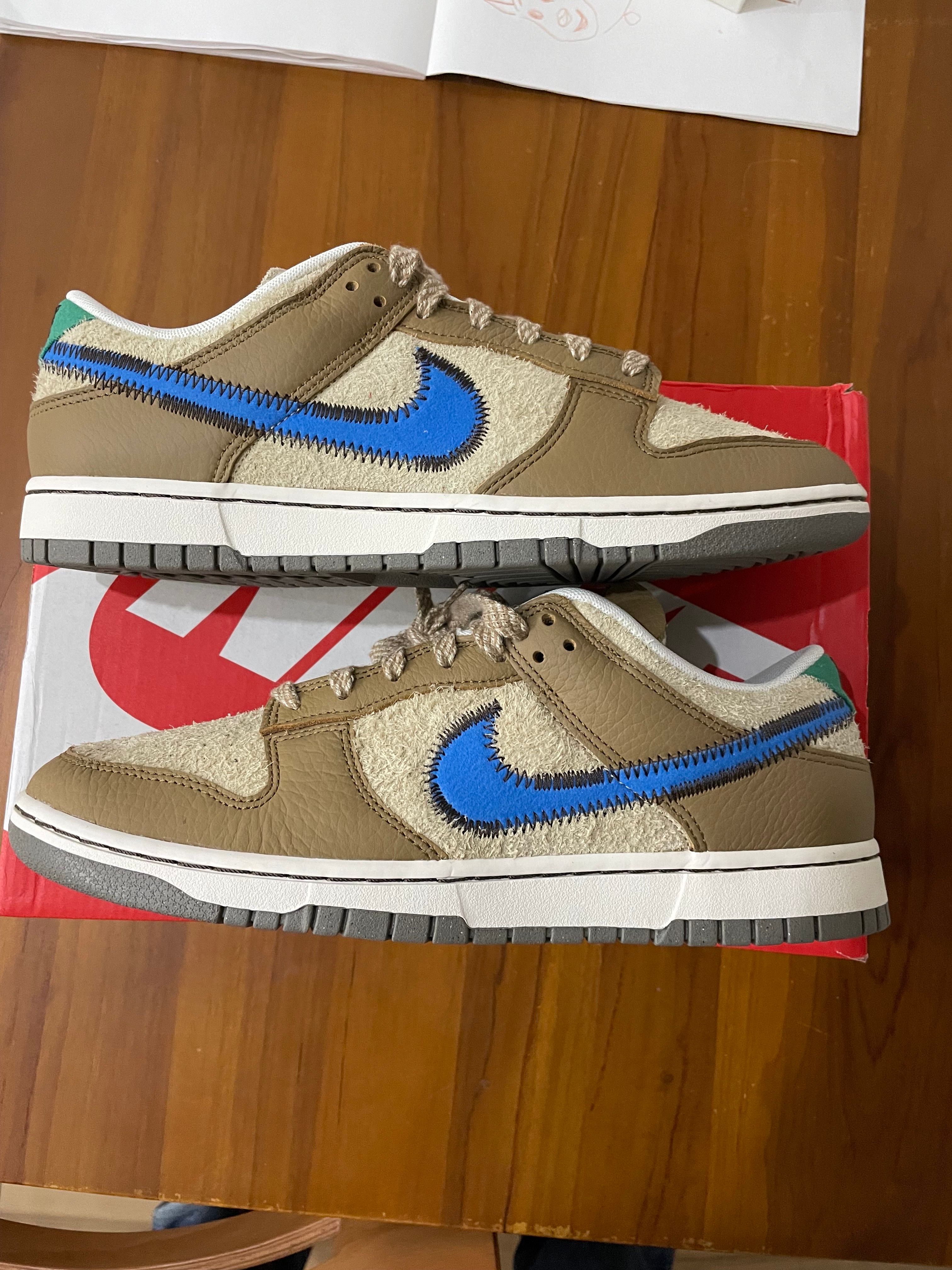 size? × Nike Dunk Low "Dark Driftwood/Photo BlueRattan"