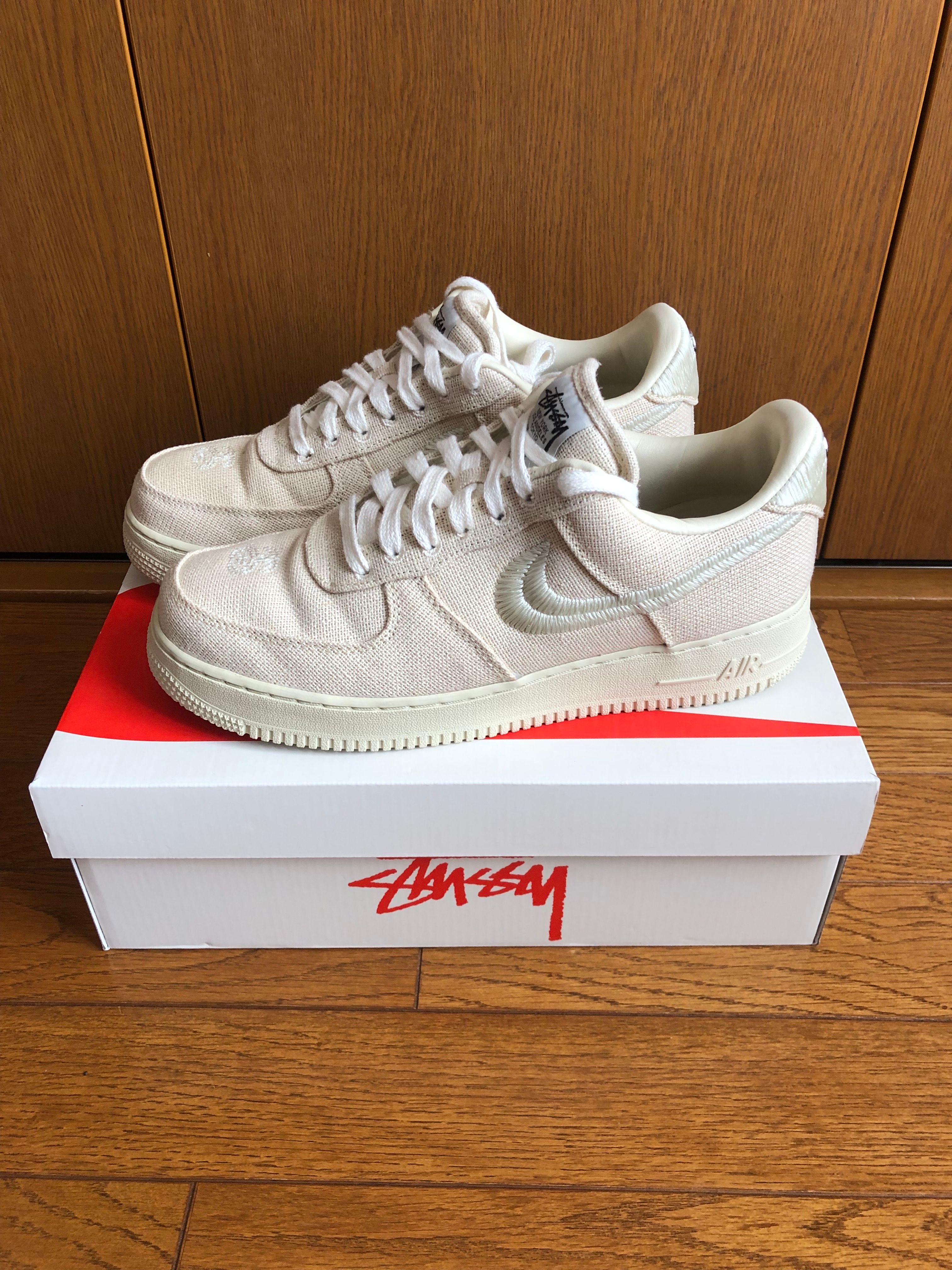 Stussy × Nike Air Force 1 Low "Fossil Stone"