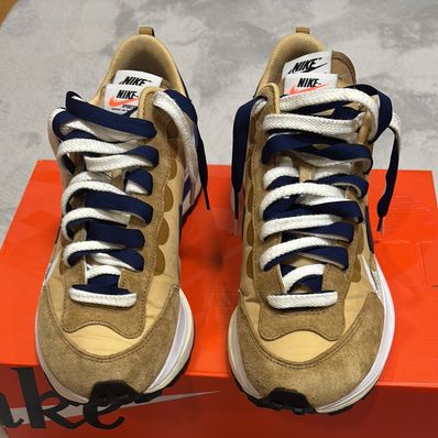 Sacai × Nike Vapor Waffle "Sesame And Blue Void"