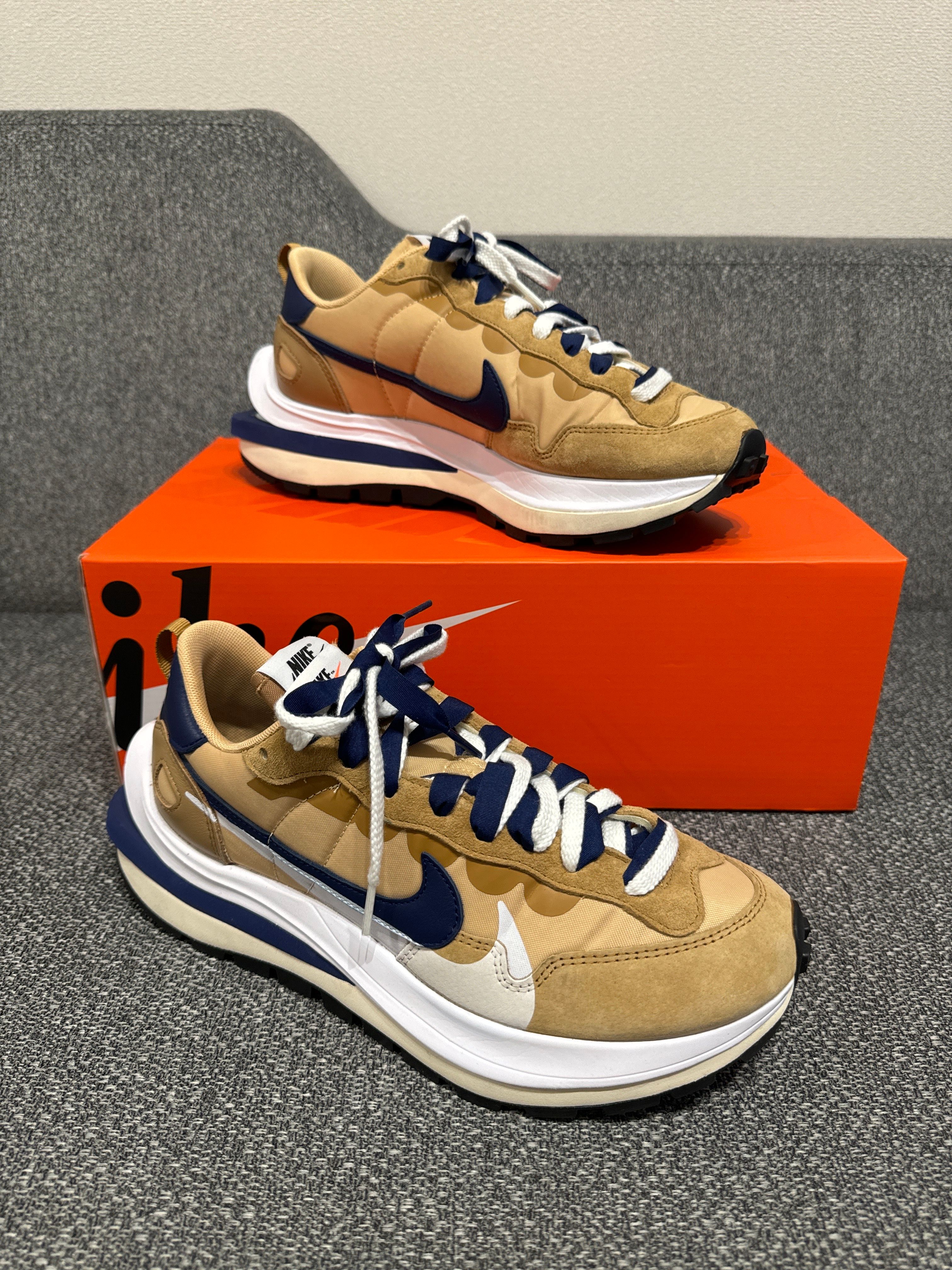 Sacai × Nike Vapor Waffle "Sesame And Blue Void"