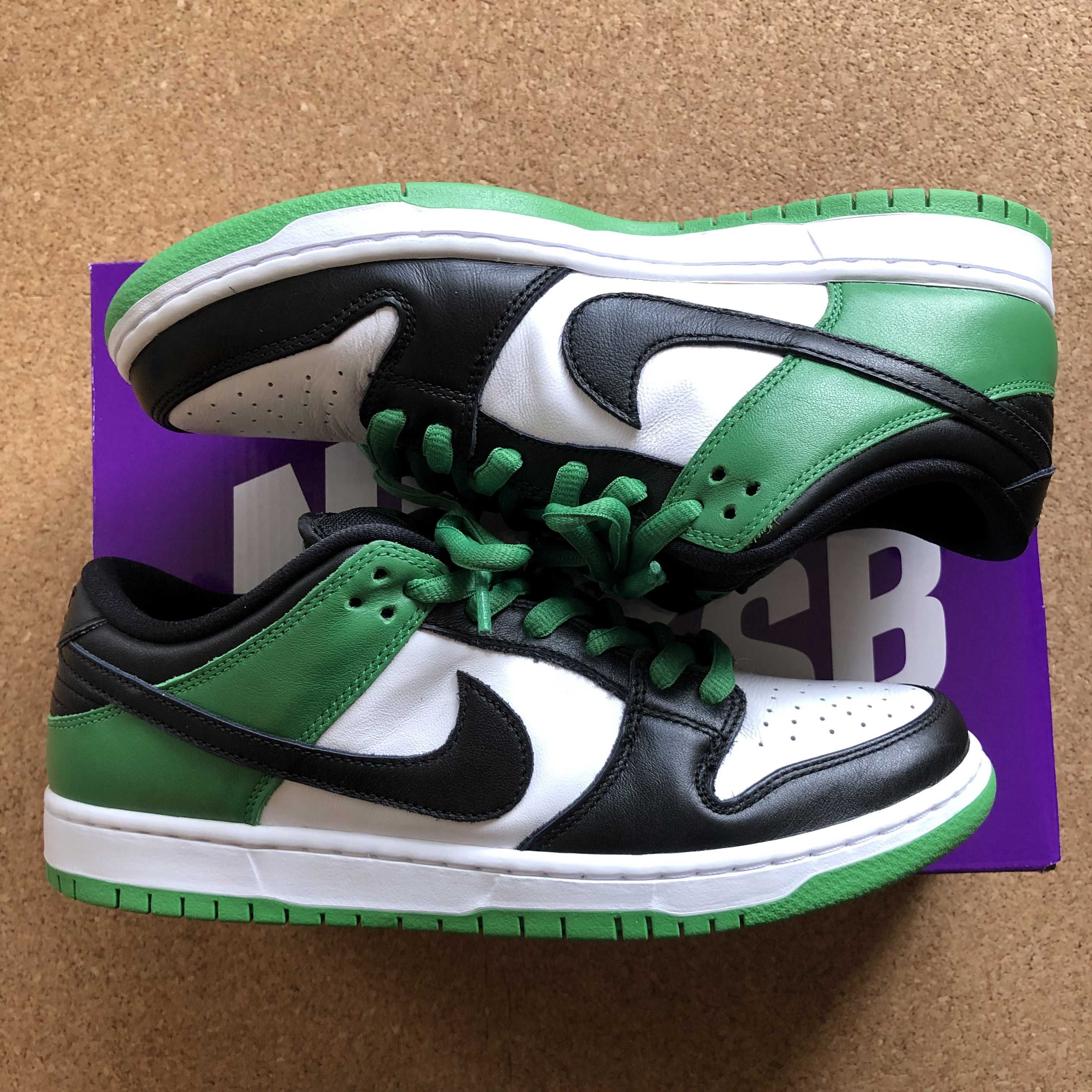 Nike SB Dunk Low Pro "Black and Classic Green"