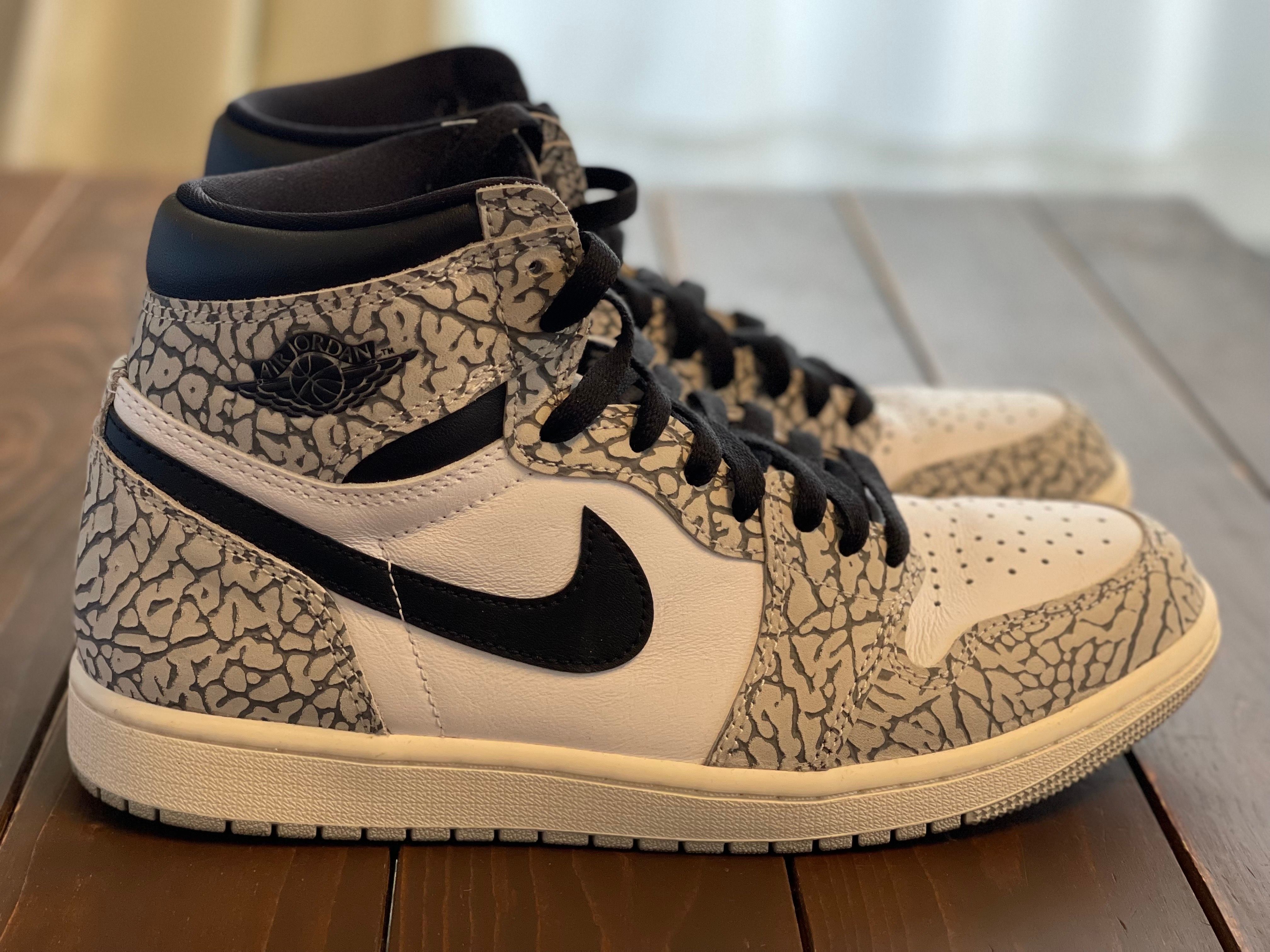 Nike Air Jordan 1 High OG "White Cement/Safari"