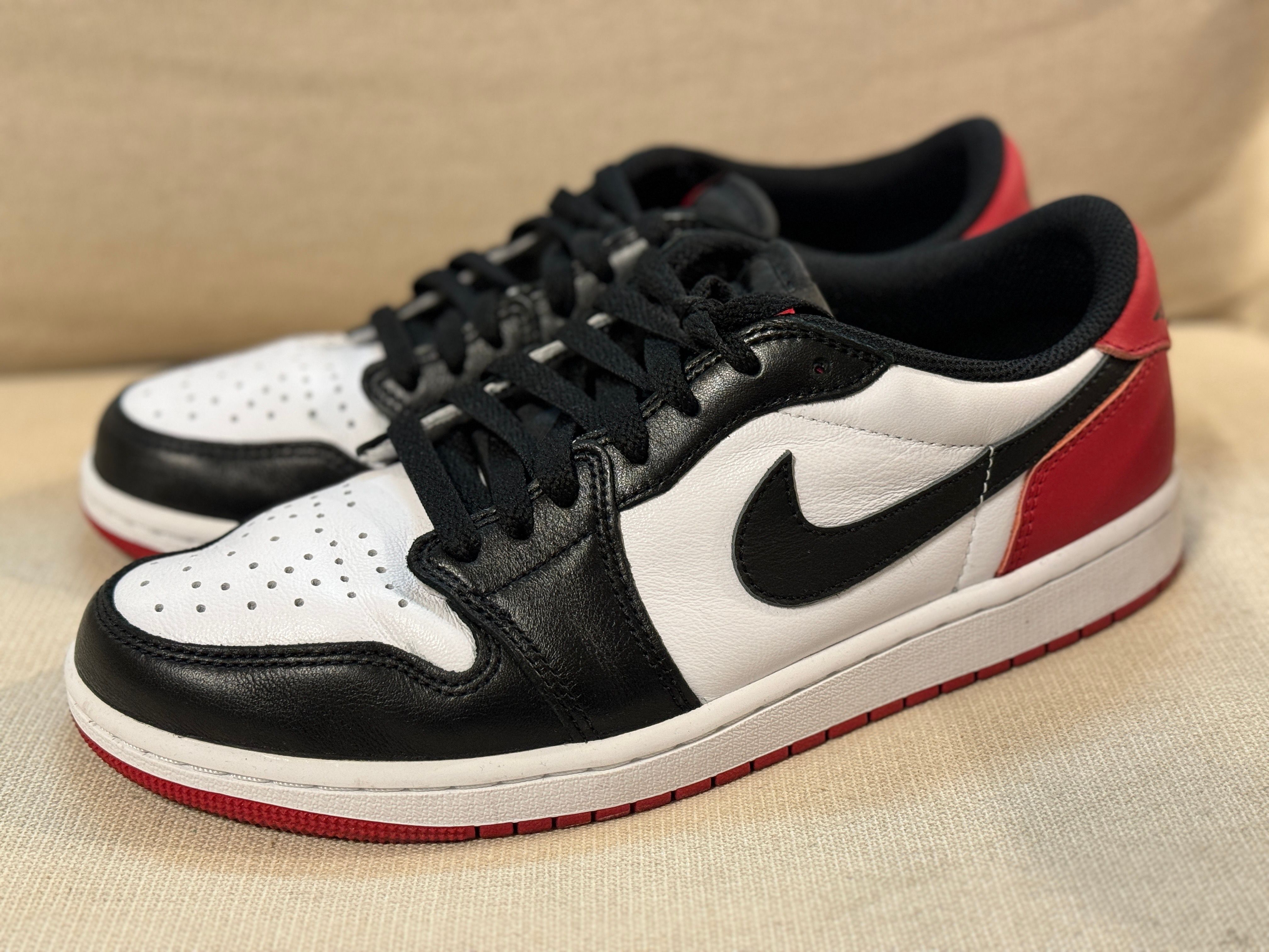 Nike Air Jordan 1 Retro Low OG "Black Toe"