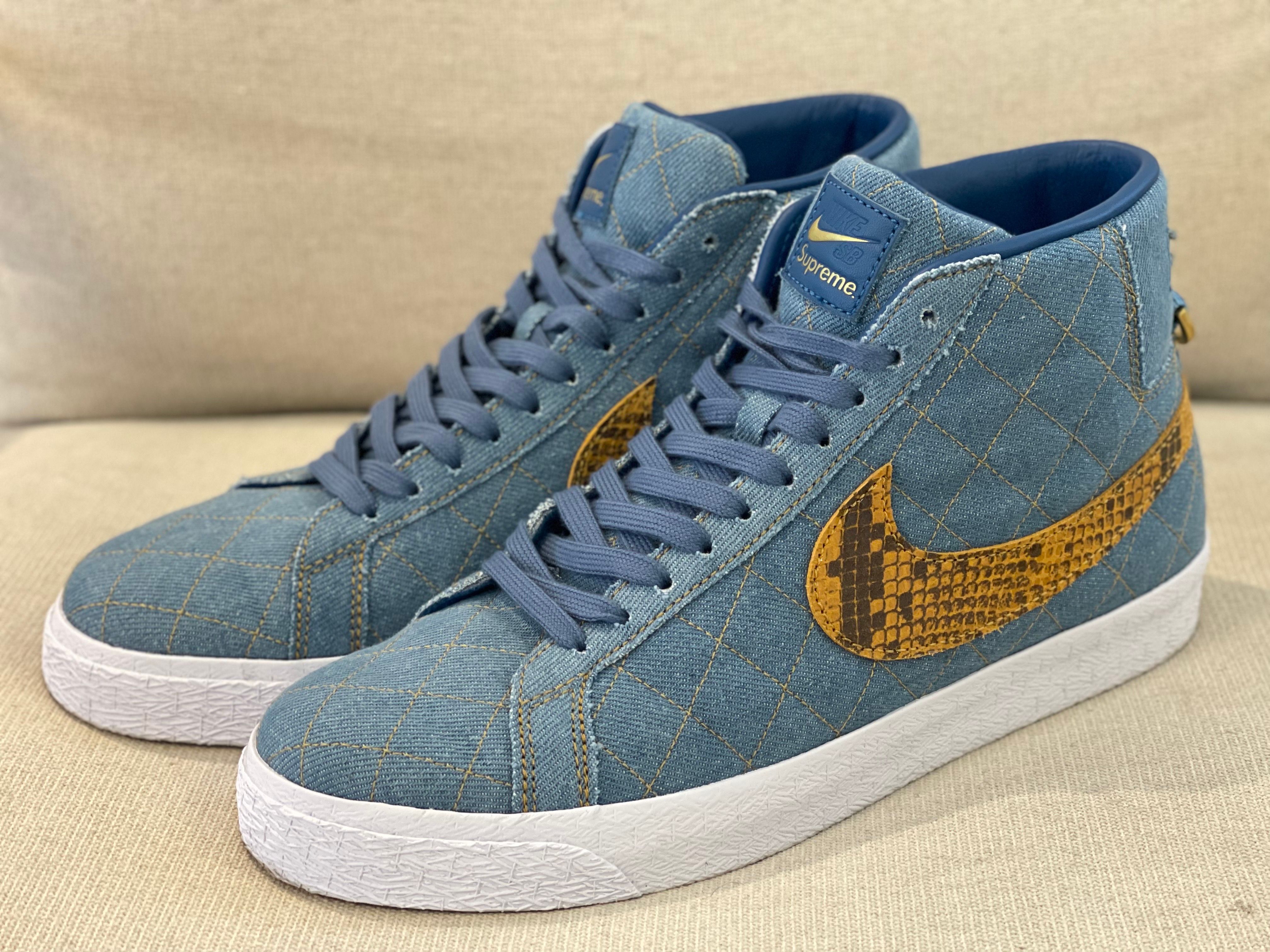 Supreme × Nike SB Blazer Mid "Denim"