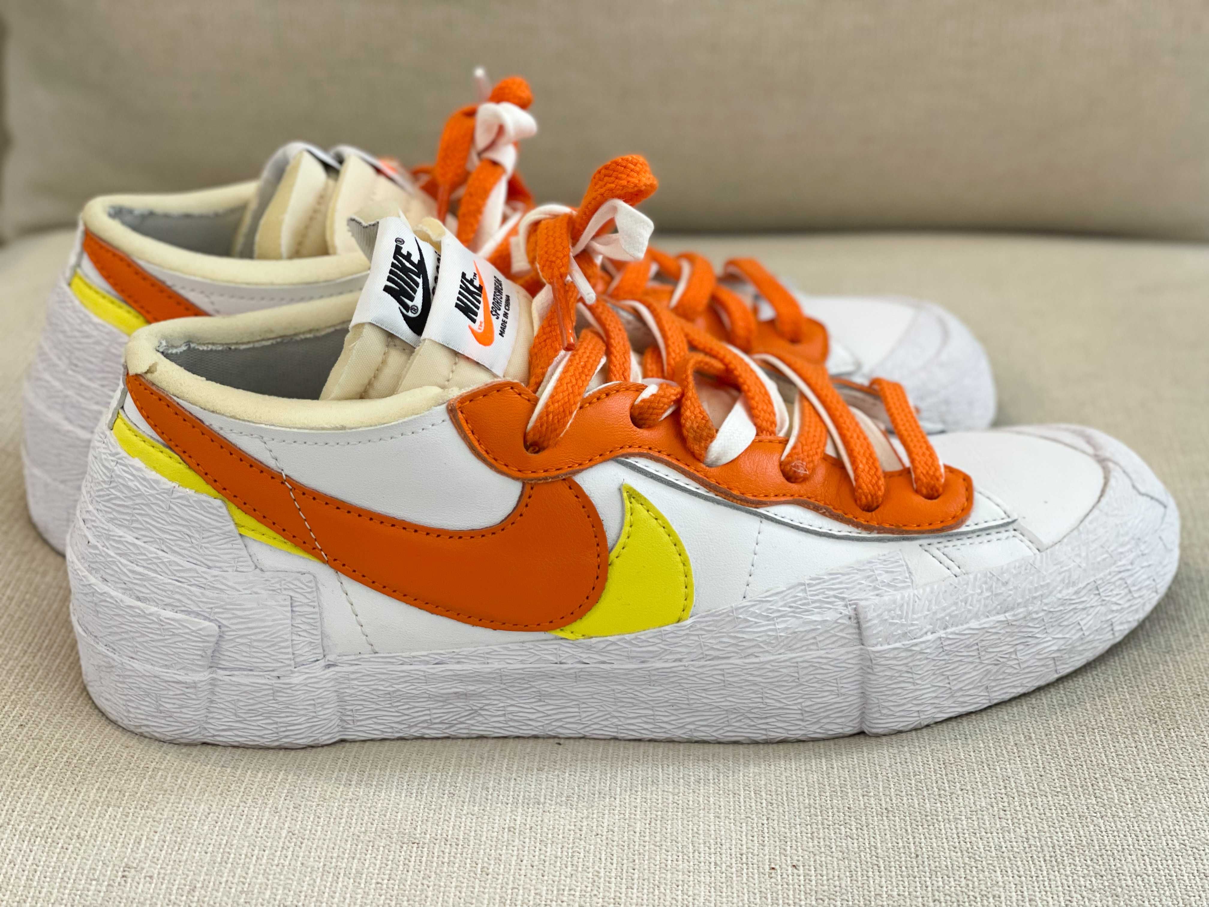 SACAI × NIKE BLAZER LOW "MAGMA ORANGE"