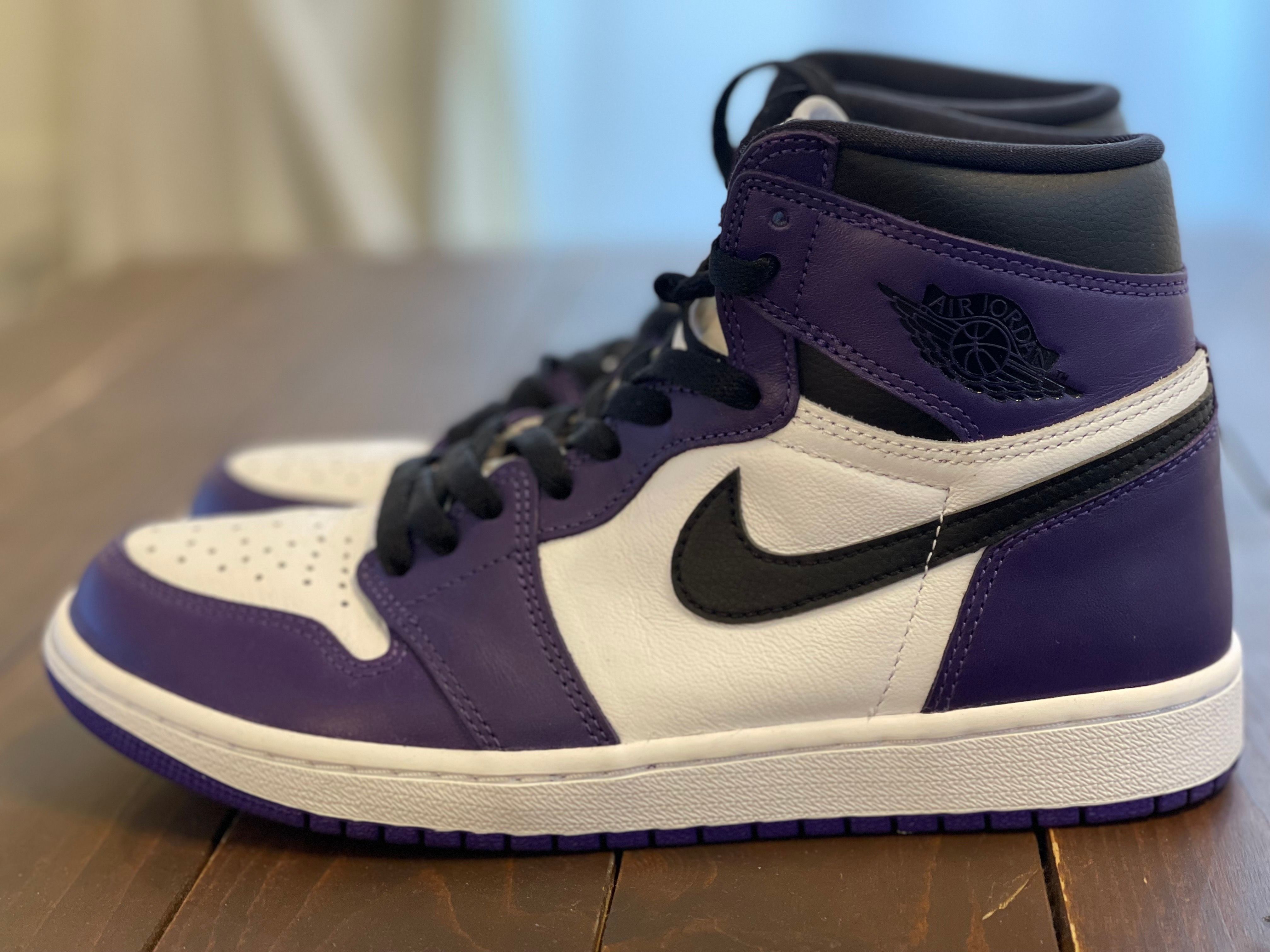 Nike Air Jordan 1 Retro High OG "Court Purple White/Black" (2020)