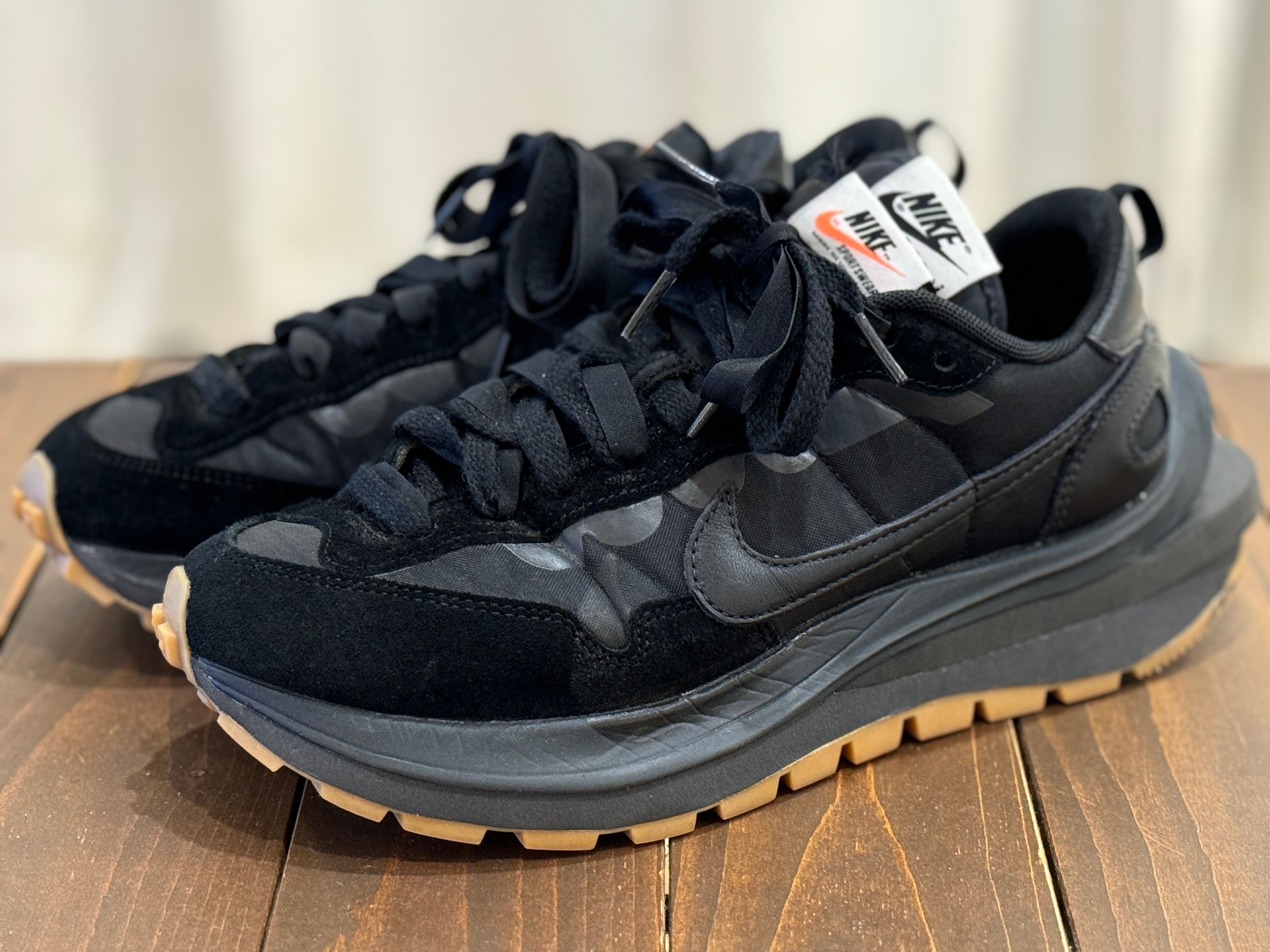 sacai × Nike VaporWaffle "Black Gum"