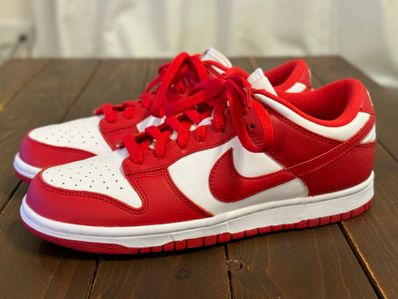 Nike Dunk Low SP "White and University Red"