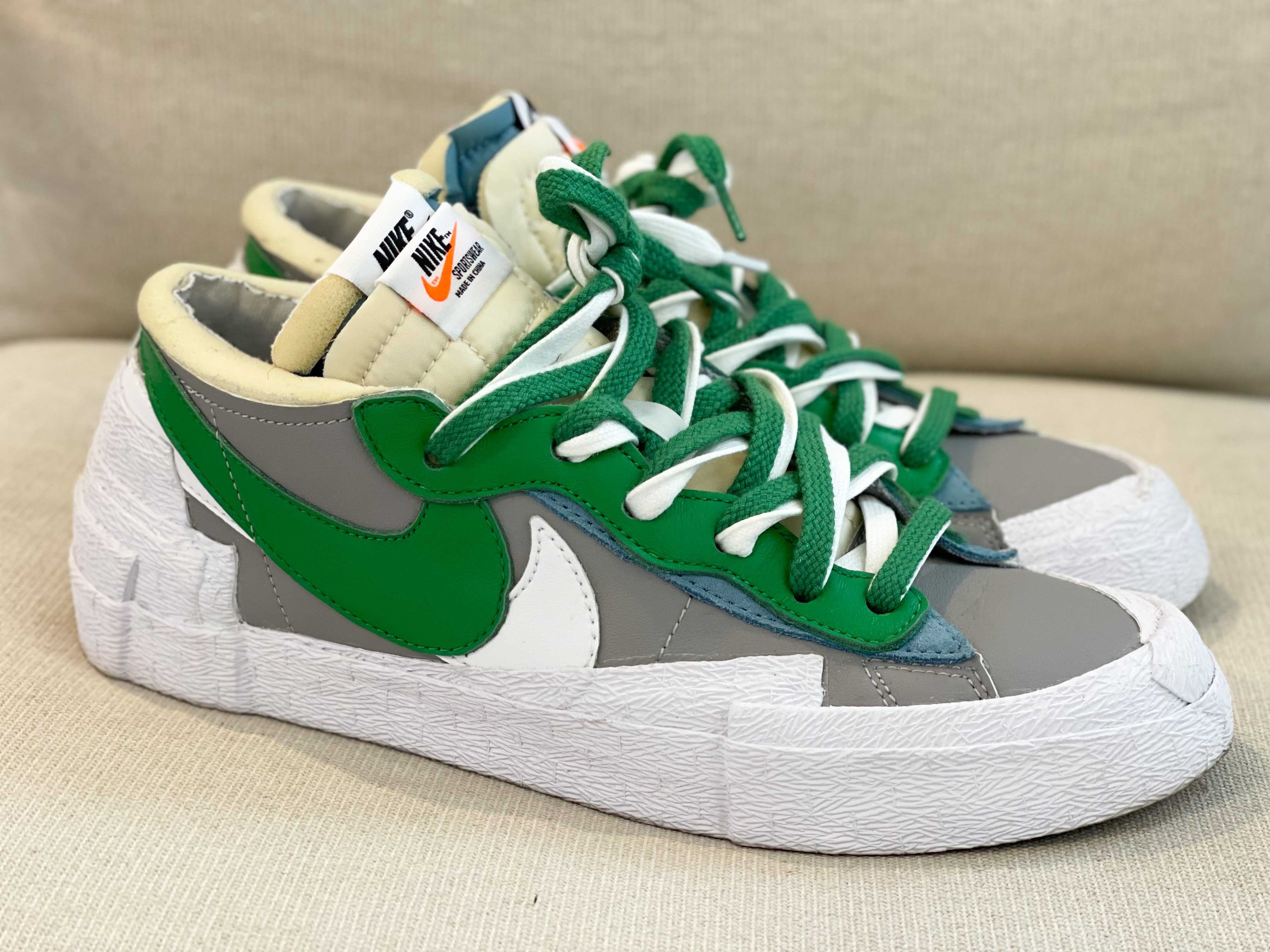 sacai × Nike Blazer Low "Classic Green"