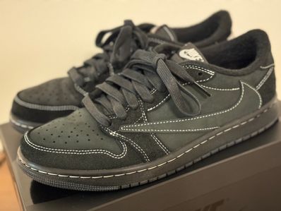 Travis Scott × Nike Air Jordan 1 Low OG SP "Black Phantom"
