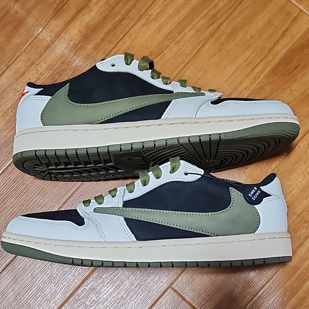 Travis Scott × Nike Women's Air Jordan 1 Low OG "Medium Olive"