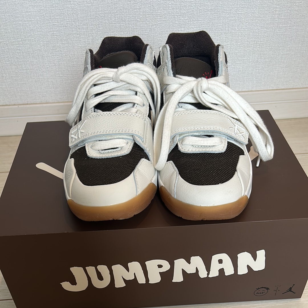 Travis Scott × Nike Jordan Jumpman Jack TR "Sail and Dark Mocha"