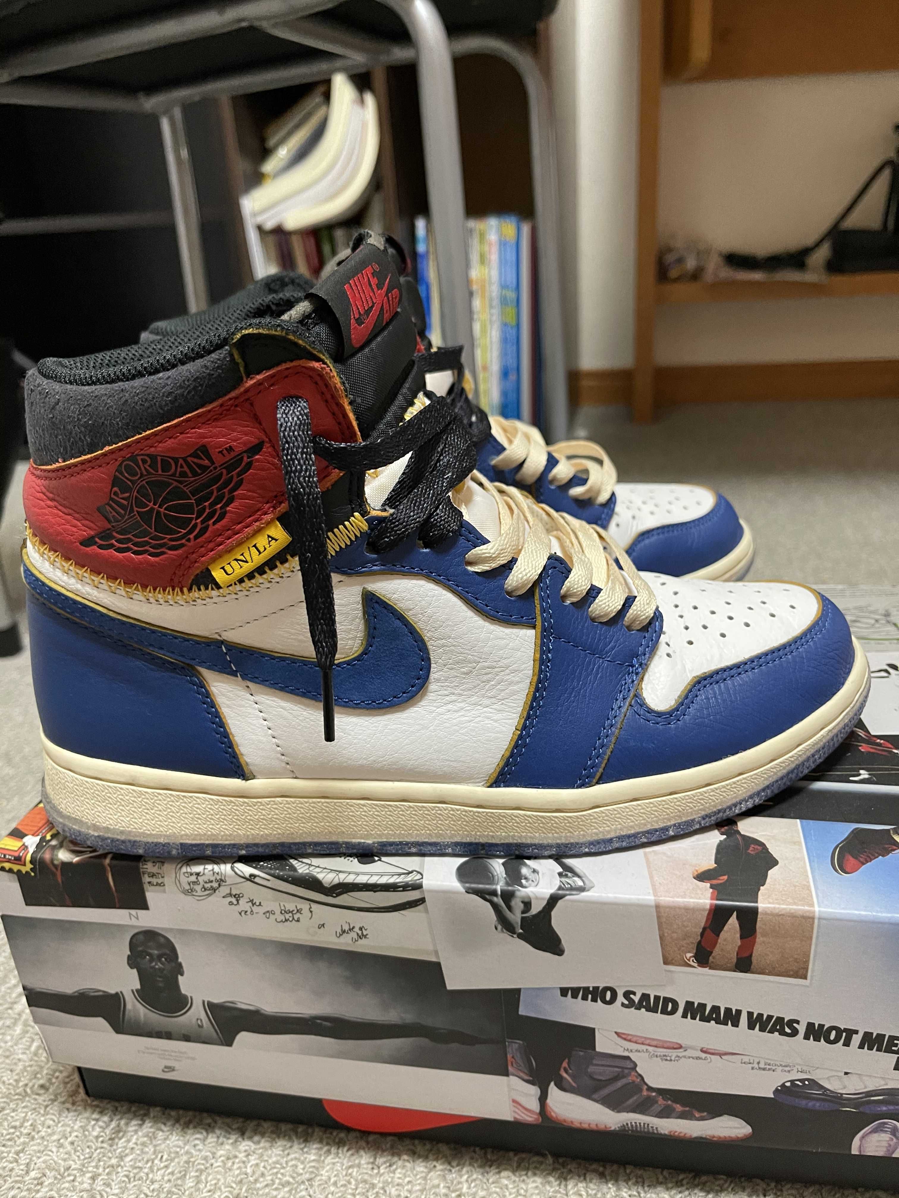 Union × Nike Air Jordan 1 Retro High OG NRG "Storm Blue/Varsity Red"