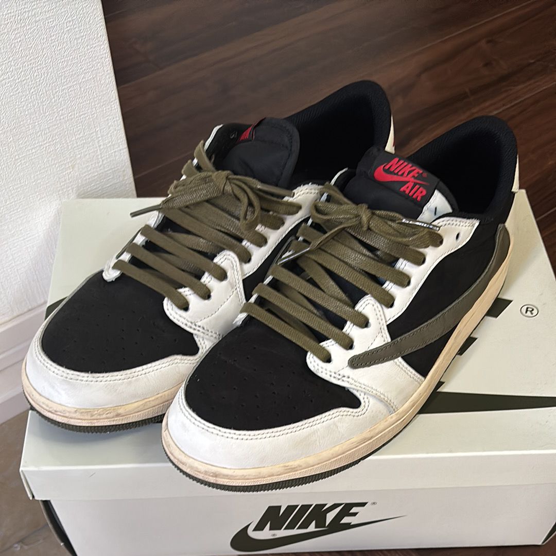 Travis Scott × Nike Women's Air Jordan 1 Low OG "Medium Olive"