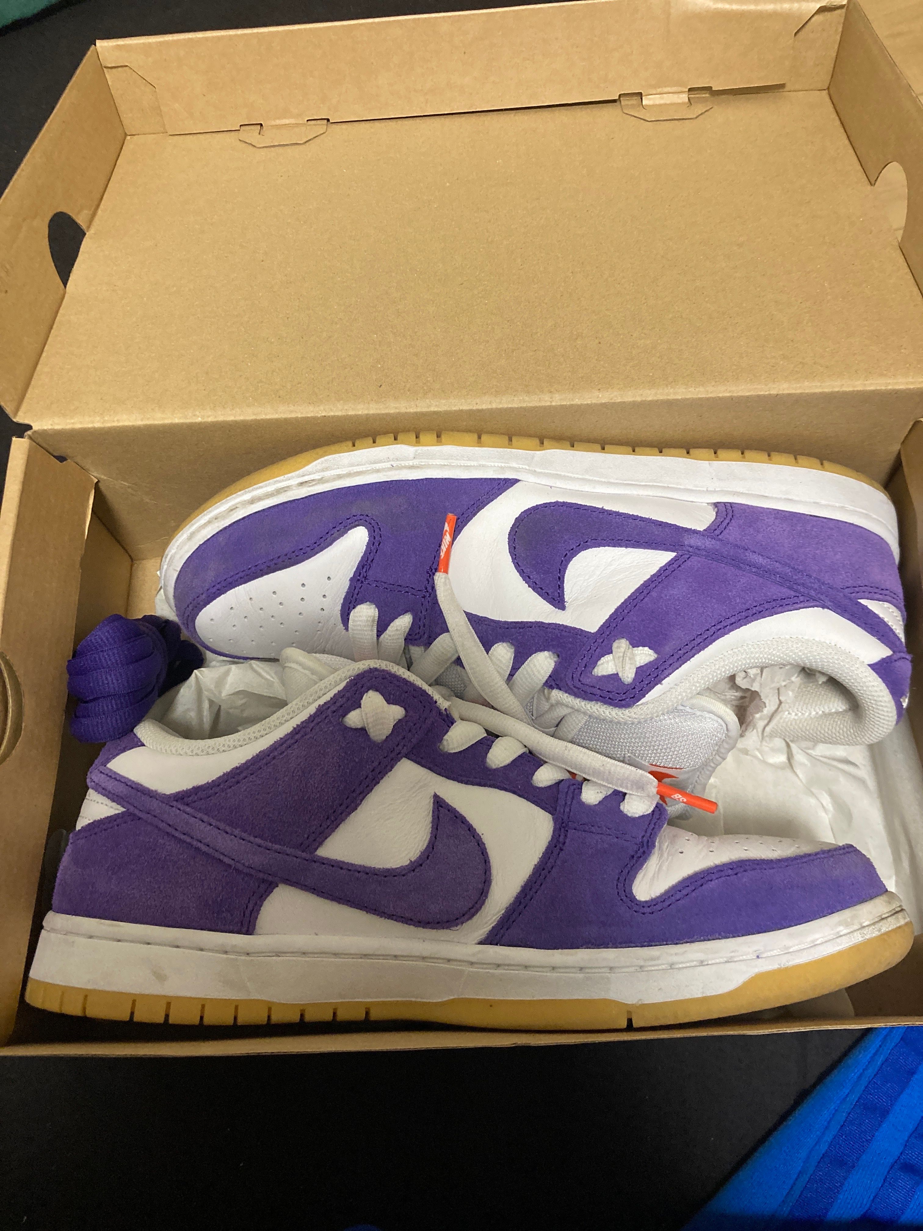 Nike SB Dunk Low Pro ISO Orange Label "Court Purple Gum"
