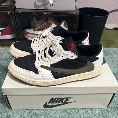 Travis Scott × Nike Women's Air Jordan 1 Low OG "Medium Olive"