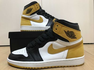 Nike Air Jordan 1 Retro High OG "Black Toe/Yellow Ochre"