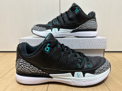 atmos × Nike Zoom Vapor AJ3 "Elephant/Safari"
