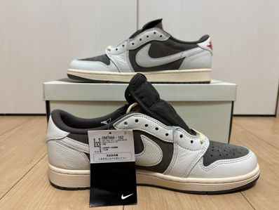 Travis Scott × Nike Air Jordan 1 Low OG SP "Reverse Mocha/Sail and Ridgerock"