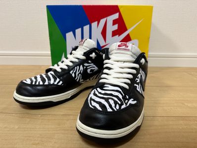 Quartersnacks × Nike SB Dunk Low "Zebra Cake/Safari"