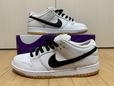 Nike SB Dunk Low Pro "White/Black-White-Gum Light Brown"