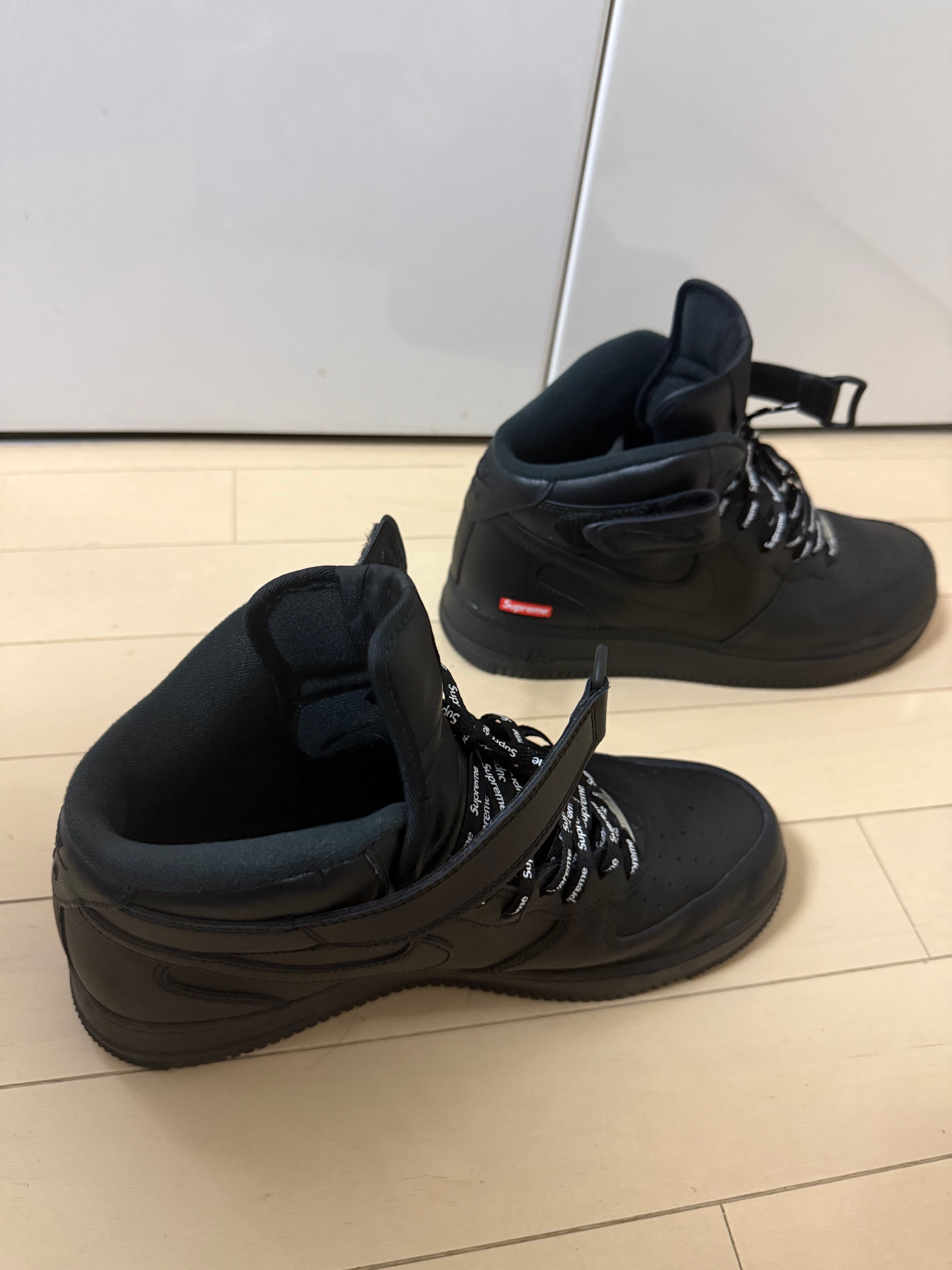 Supreme × Nike Air Force 1 Mid "Black" FW24